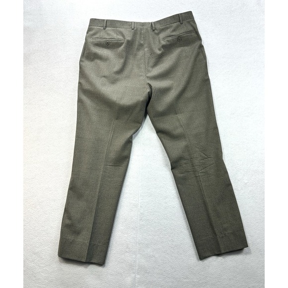 Santorelli Romeo Dress Pants 40x31 Lot of 2 Brown/Blue 100% Wool Italy - Picture 7 of 16